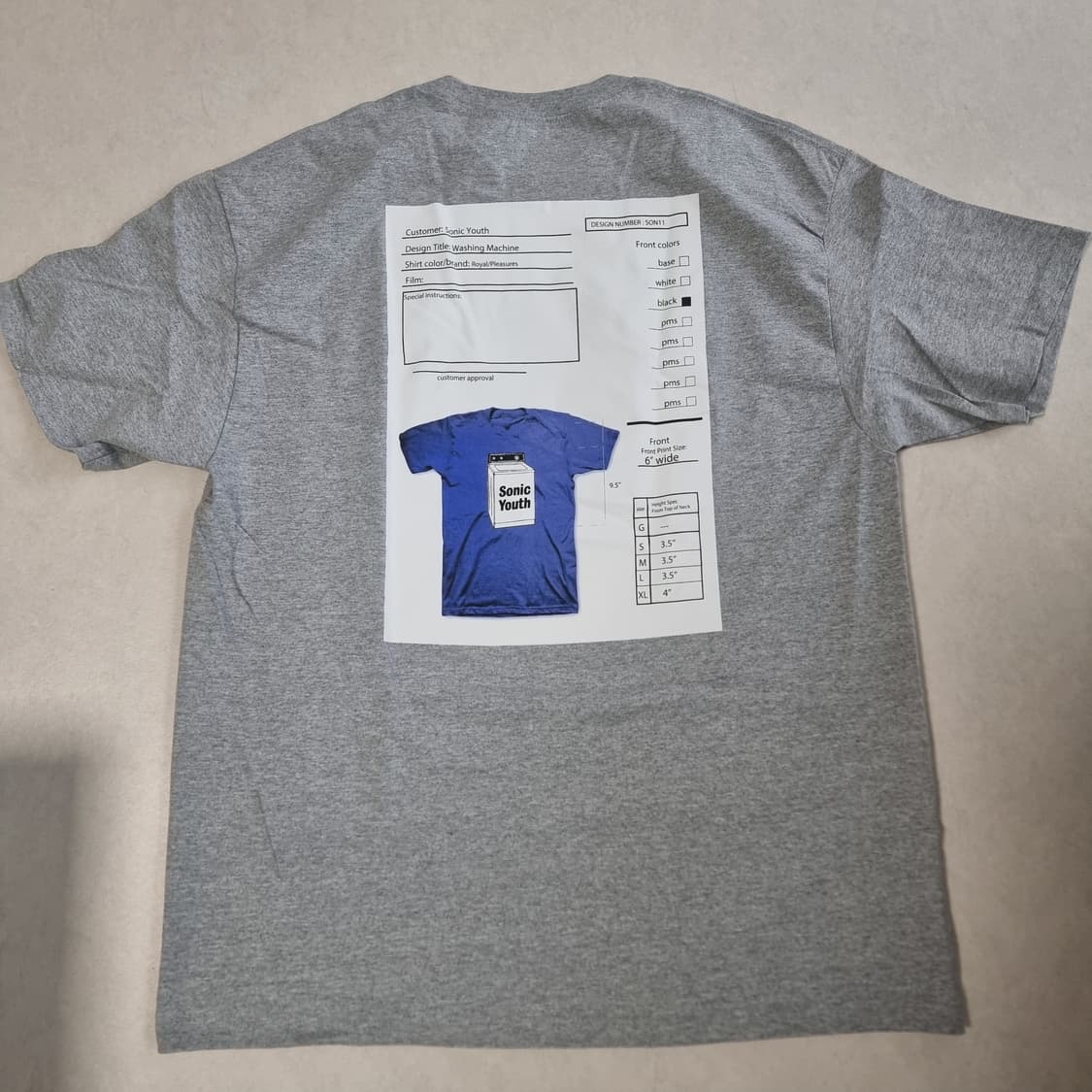 Sonic youth 티셔츠 상품이미지2