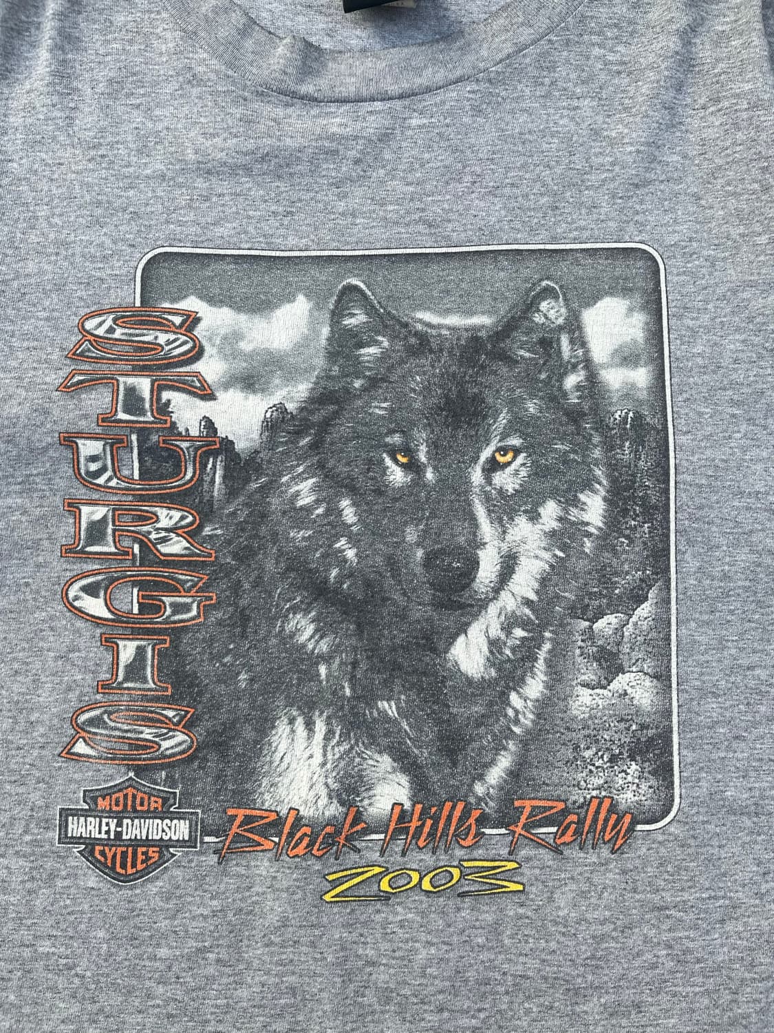 XL) Harley Davidson Wolf T Shirts 상품이미지3