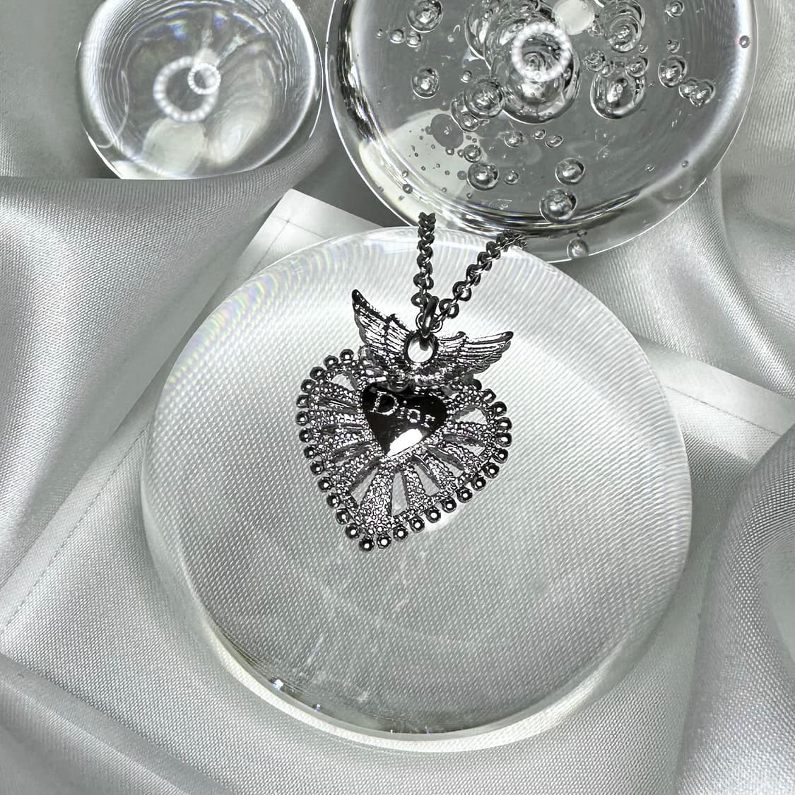 디올 엔젤하트 목걸이 상품이미지1