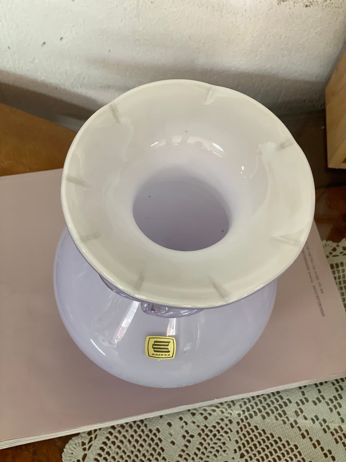 일본 kamei osaka 카메이 글라스 유리 화병 꽃병 상품이미지8