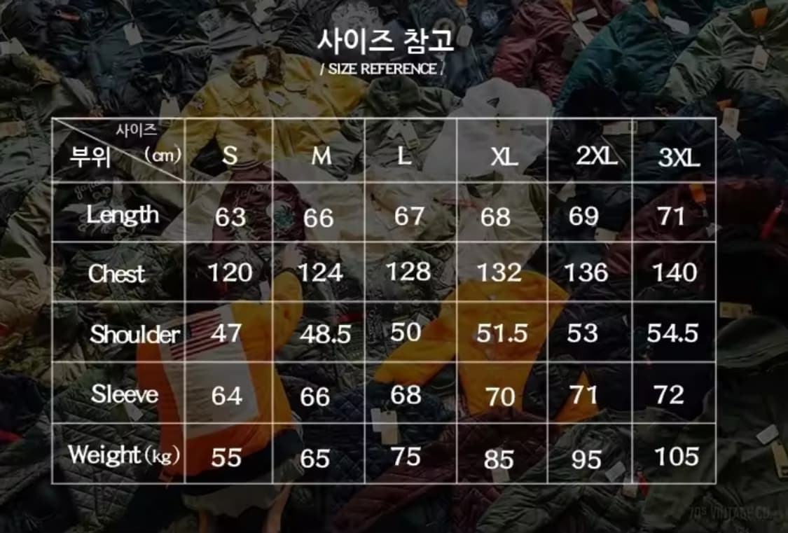 알리발 복각 ma1 항공점퍼 L 상품이미지2