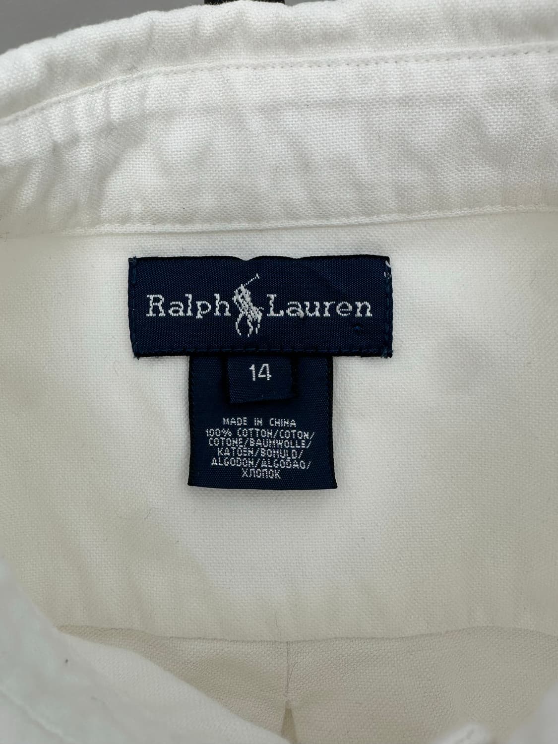 폴로랄프로렌 화이트셔츠 상품이미지3