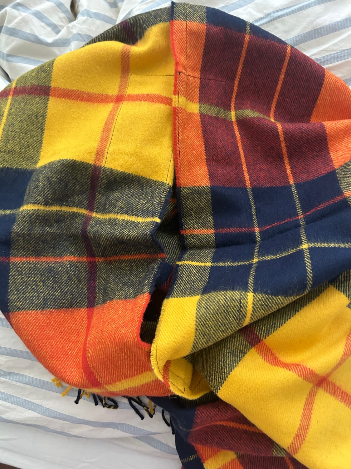 꼼데가르송 셔츠 x 로캐론 판초머플러  상품이미지5