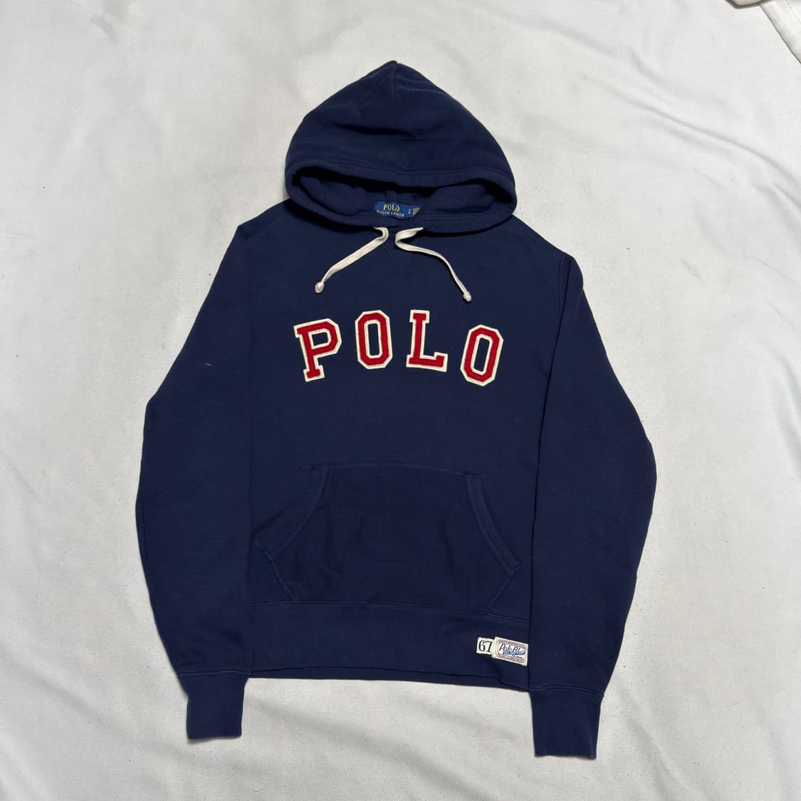 S 폴로랄프로렌 빅로고 네이비 후드티 상품이미지2