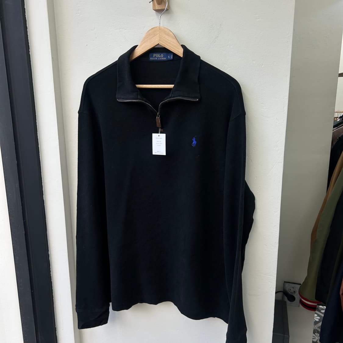 16281 - 폴로 랄프로렌 블랙 반집업 니트 상품이미지2