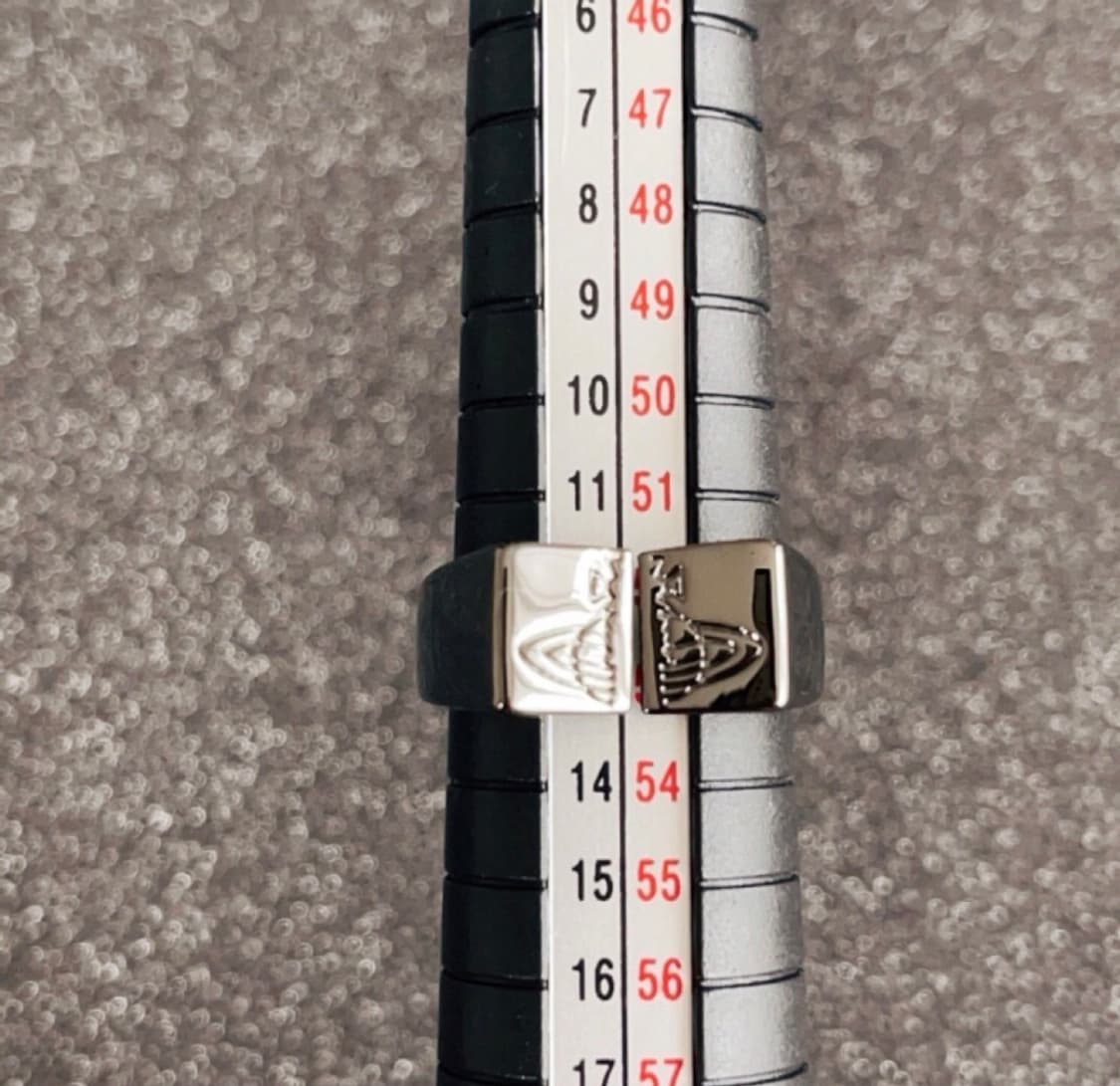 비비안웨스트우드 아카이브 orb 레터링 각인링 반지 상품이미지5