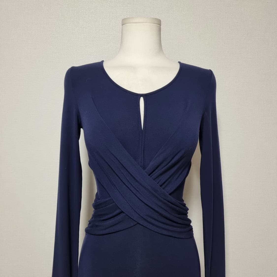 엠포리오 아르마니 원피스 코튼스판셔링 (44-날씬55/표기38) 상태최상 상품이미지6