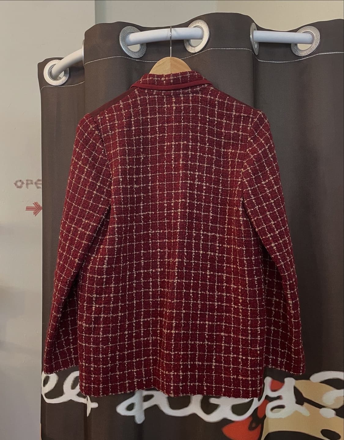 버건디 트위드 자켓 [무배] 상품이미지5