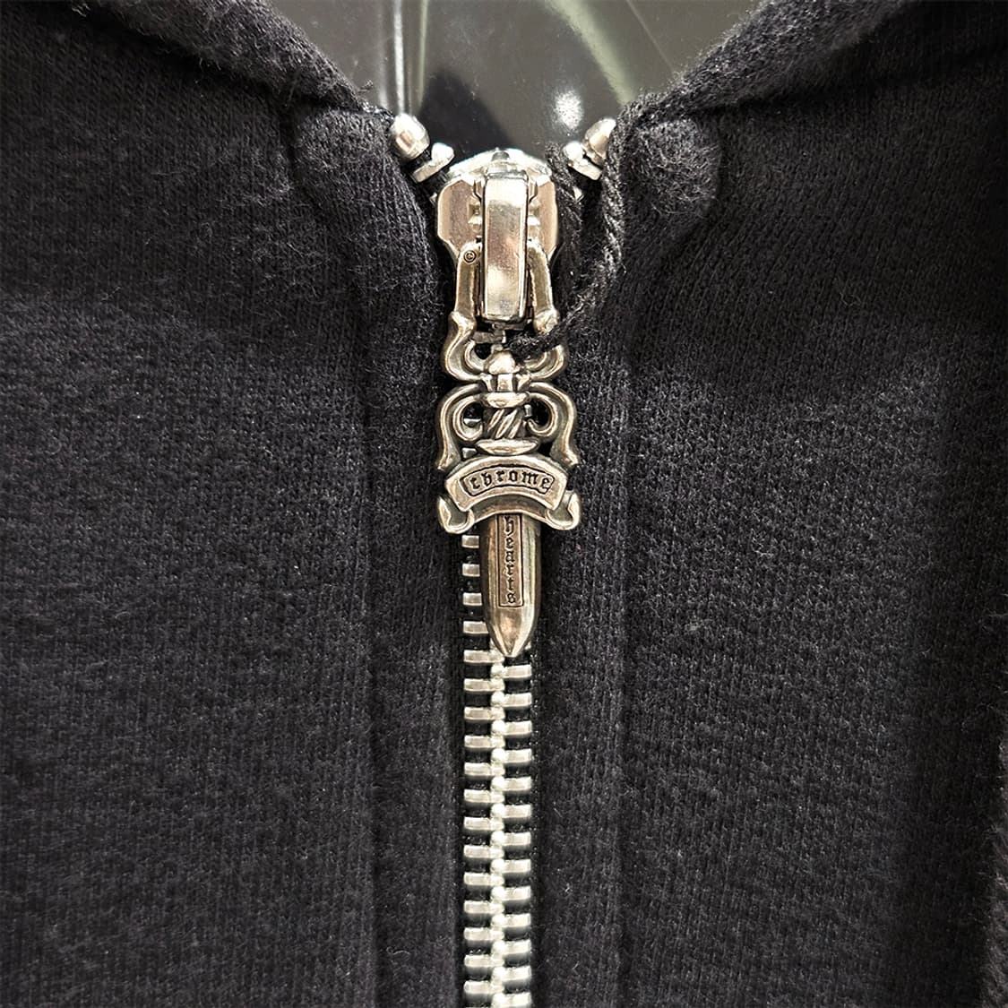 [XXL] 크롬하츠 T BAR 후드집업 블랙 B1213C125 상품이미지5