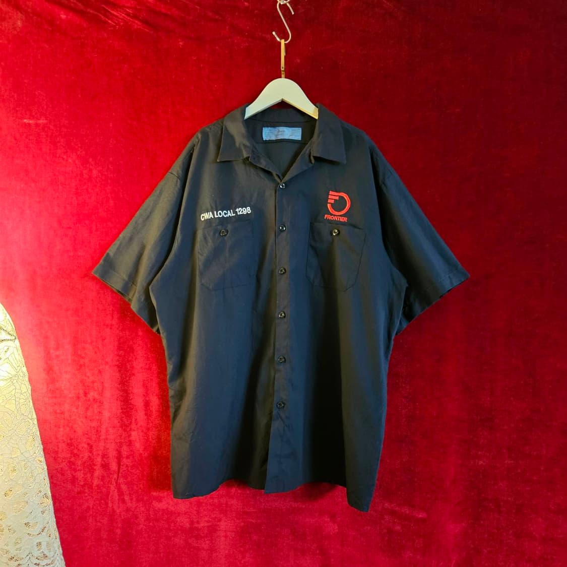 Cintas USA Vintage 워크웨어 네이비 반팔 셔츠

 상품이미지2