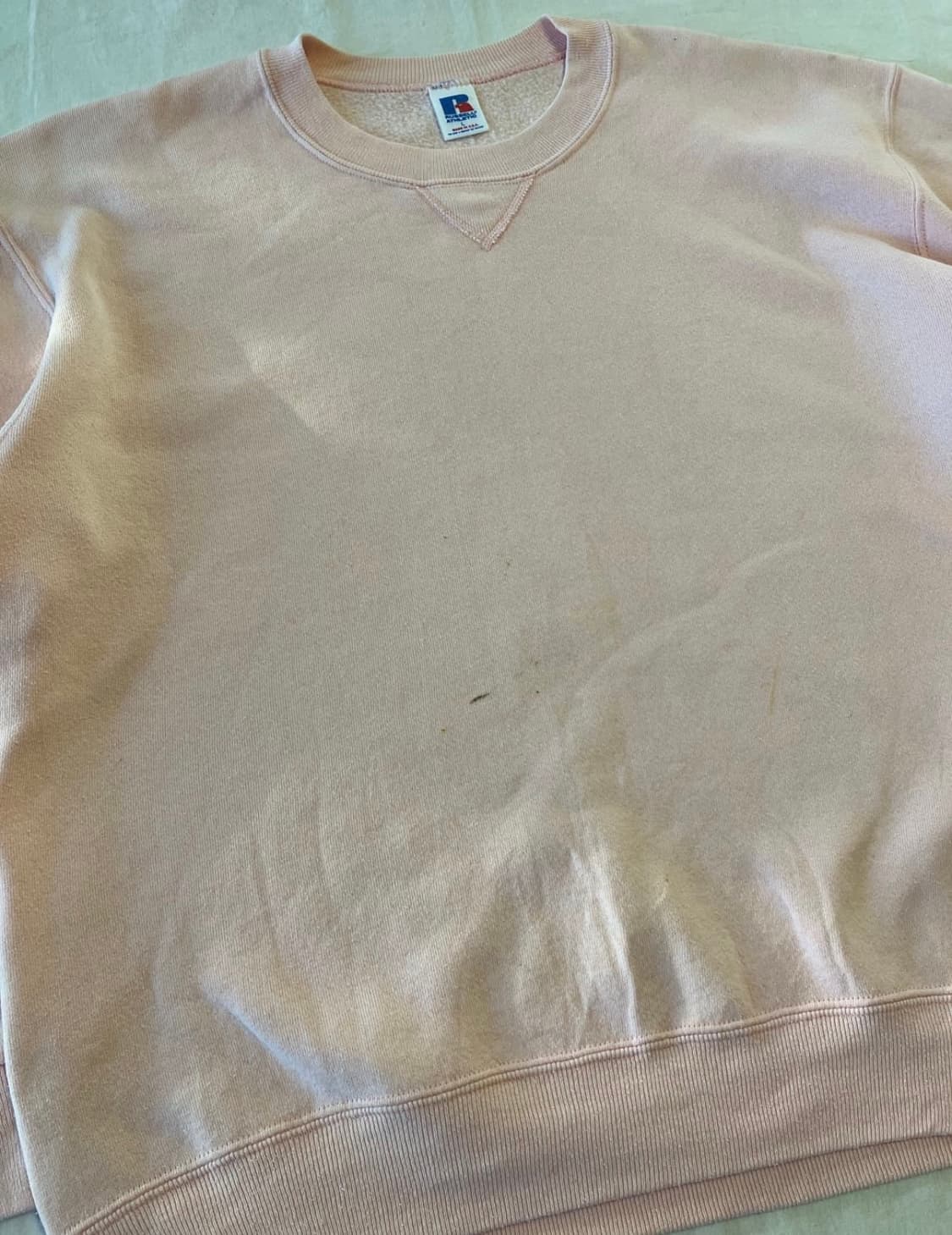 러셀 핑크 스웻 맨투맨 상품이미지2