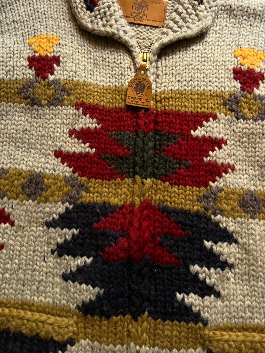 [M]Canadian Swearter 캐나디안스웨터 네이티브 패턴 코위찬 상품이미지3