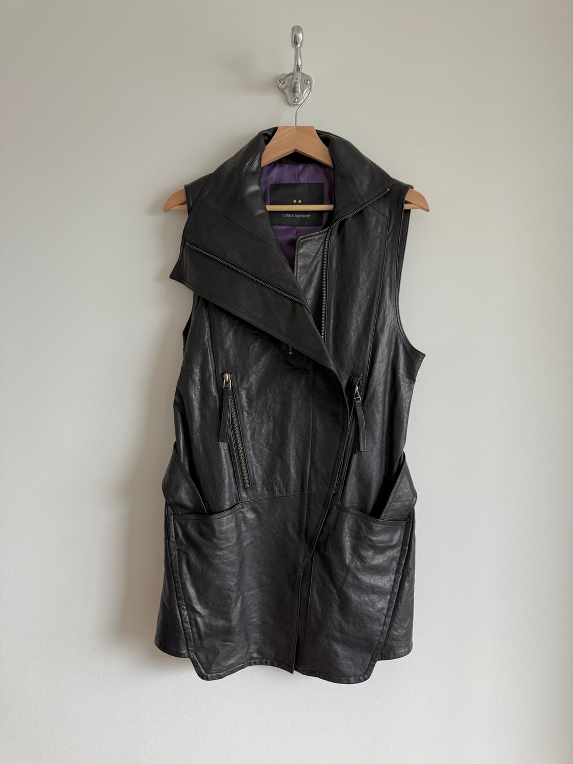 코데즈컴바인(Codes combine) 램스킨 롱 베스트 상품이미지1