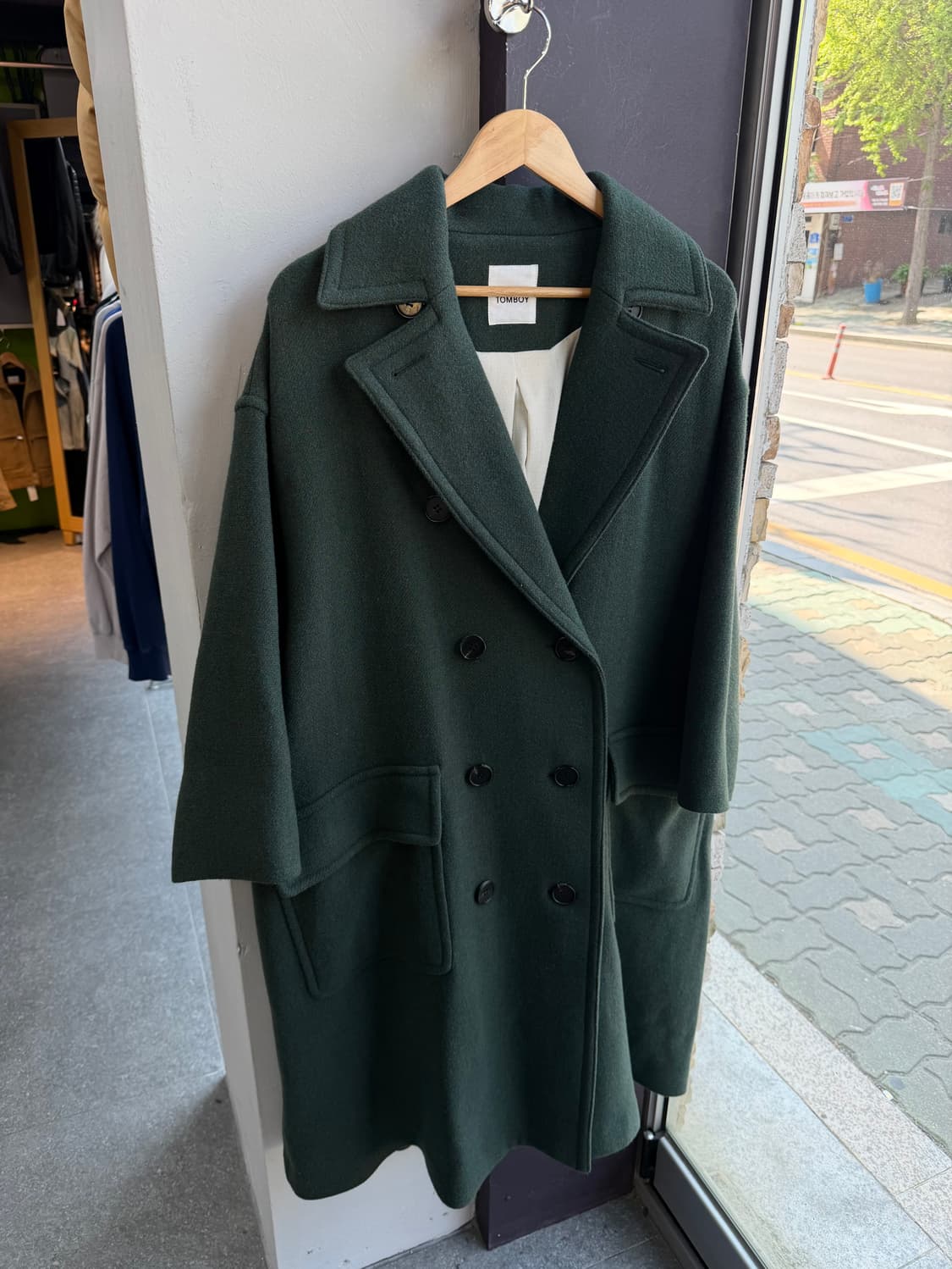 스튜디오톰보이 오버핏 더블 코트 자켓 상품이미지2