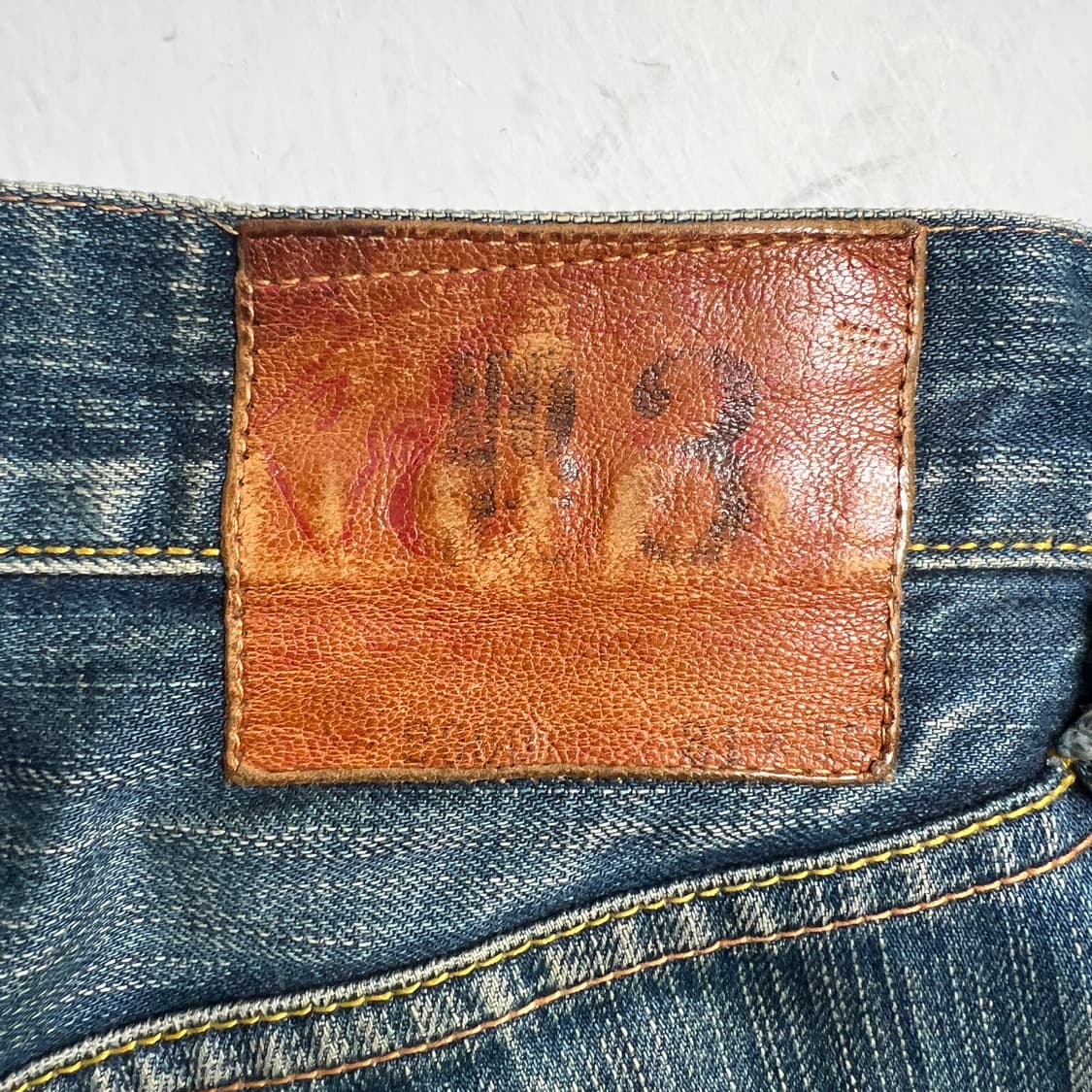 Evisu 에비수 빈티지 워싱 데님 팬츠 31 상품이미지8