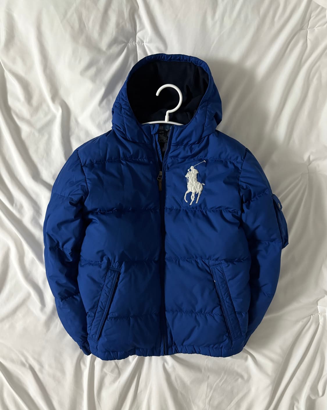 폴로 빅포니 패딩 블루 M 상품이미지1