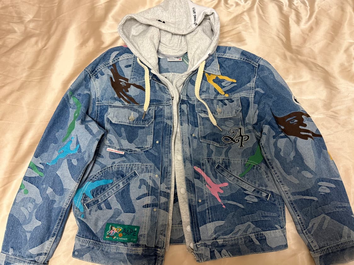 AAPE 로고 데님 재킷 상품이미지5