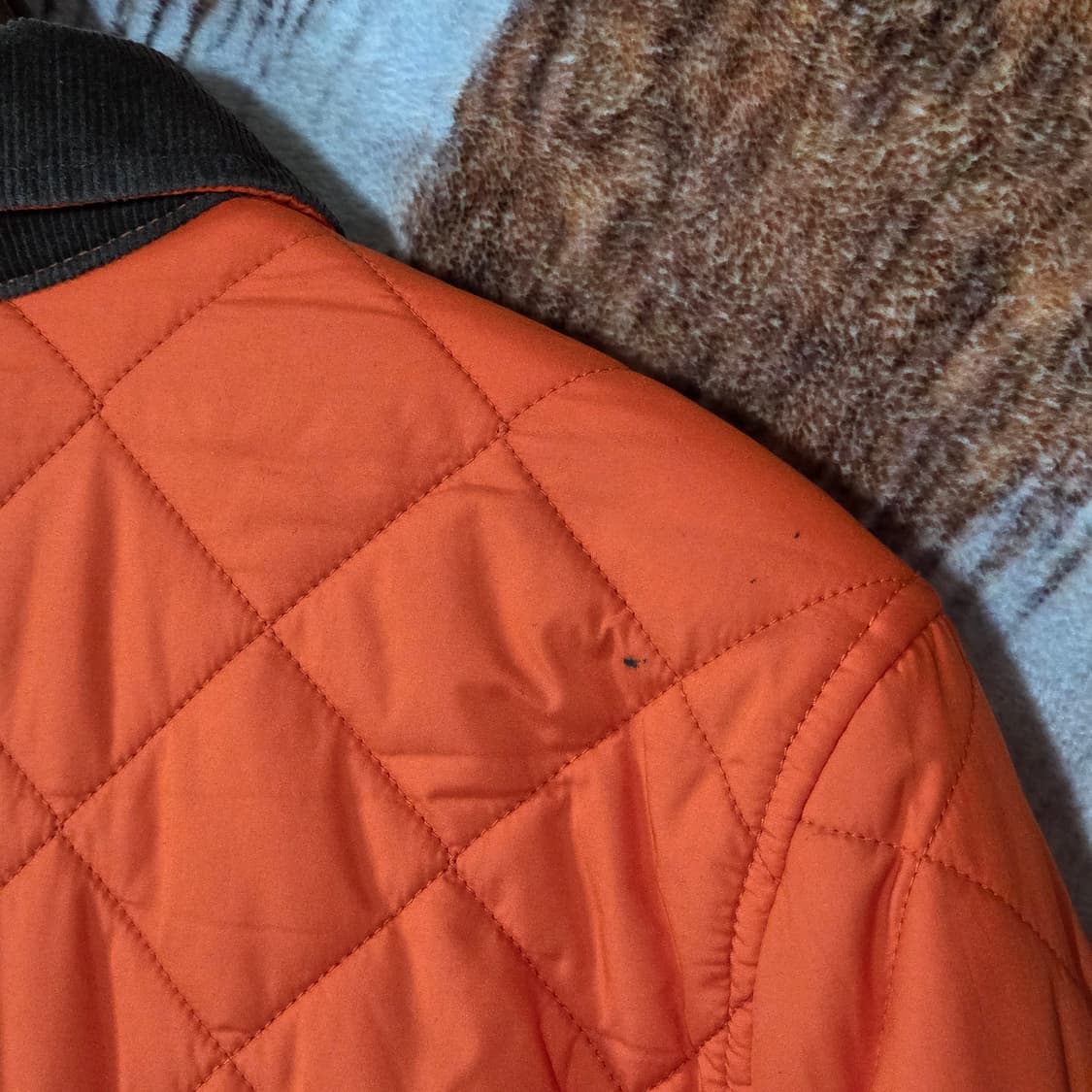 폴로 랄프로렌 오렌지 퀼팅 클래식 경량 자켓 상품이미지6