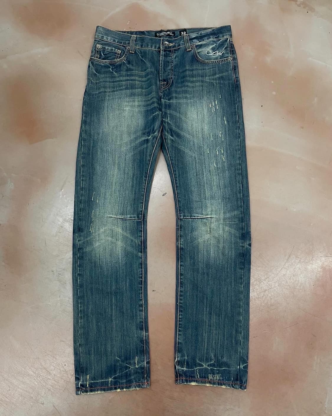 Ed Hardy washing denim back point Pants 상품이미지5