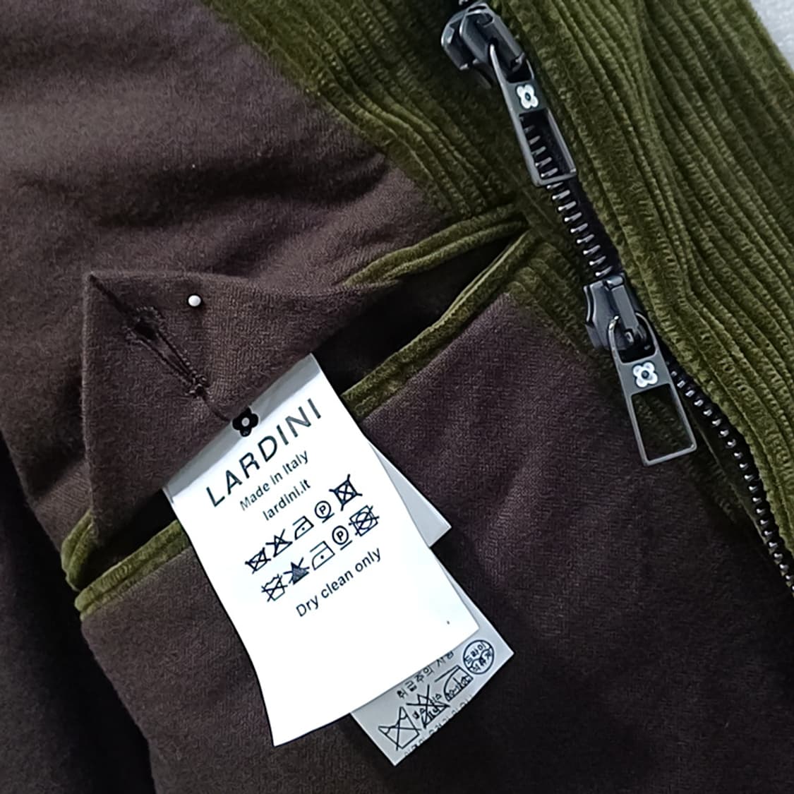 국내정품 라르디니 코듀로이 골덴 집업 자켓 남성 M L 훌륭 사랑봉봉 상품이미지5
