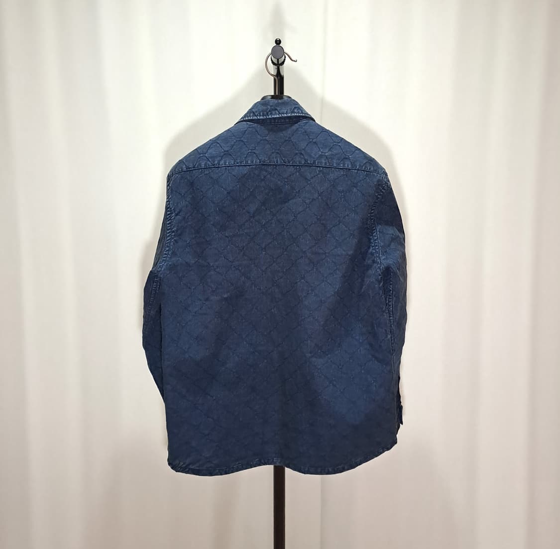 (택포) 코오롱시리즈 가먼트 퀼팅 데님 아우터셔츠 105 B142 상품이미지4