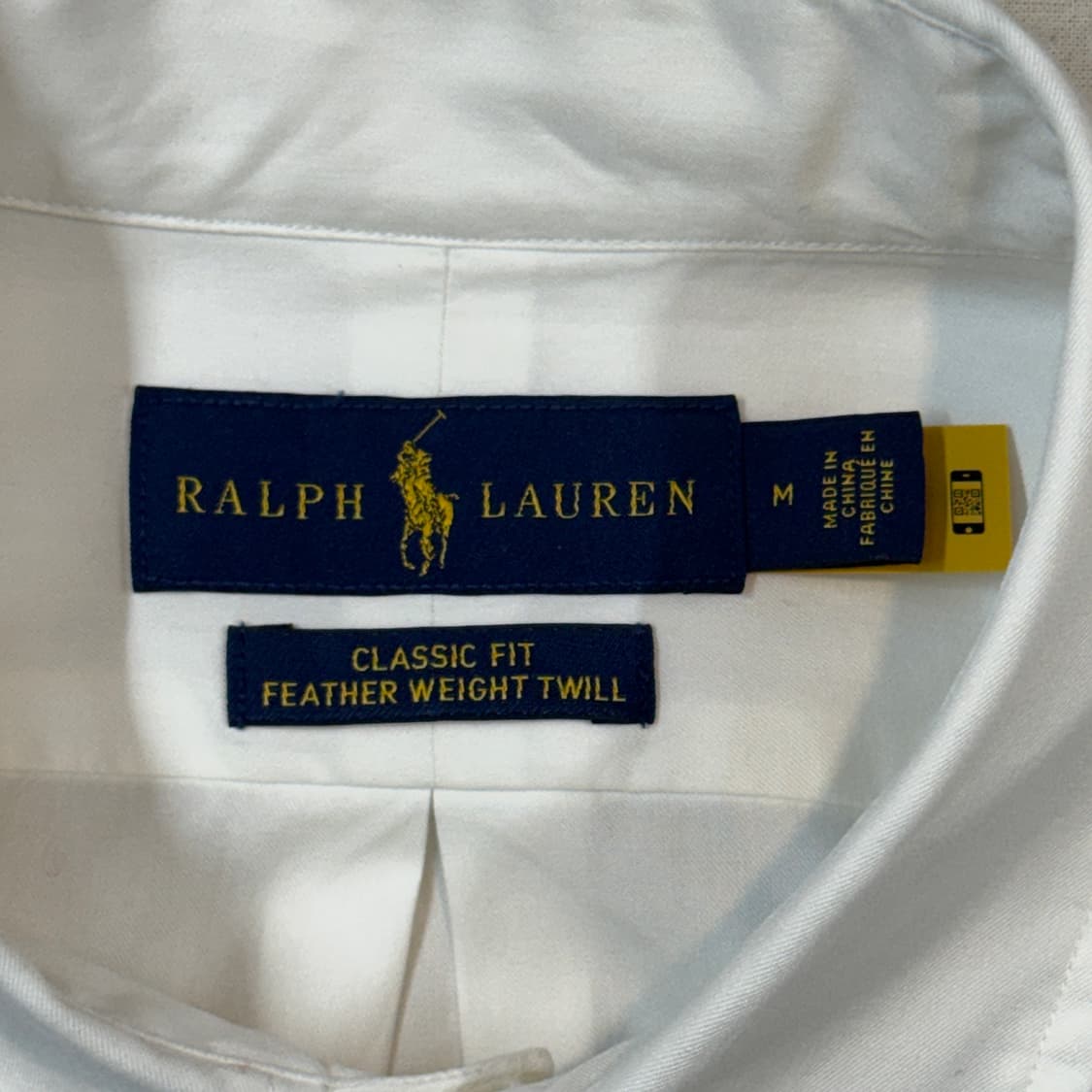 M) 폴로 랄프로렌 클래식핏 트윌 코튼 셔츠 큐알탭 신형 T99 상품이미지6