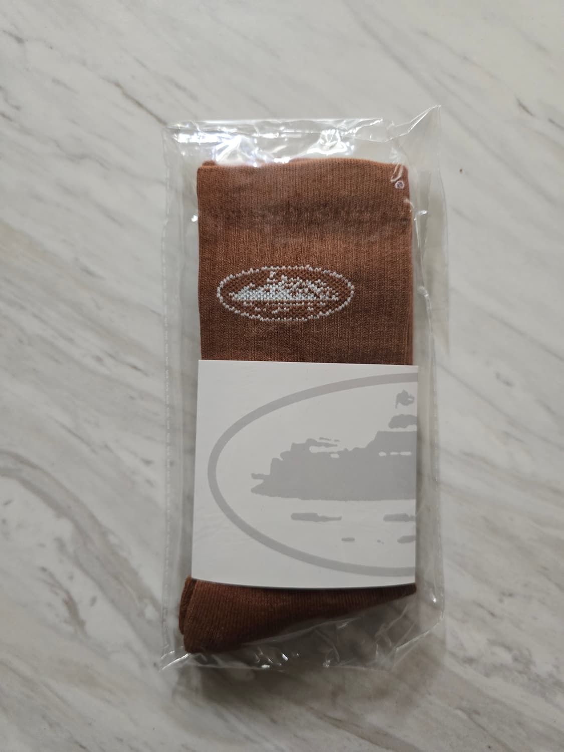 Corteiz socks 코르테이즈 양말 브라운 1ea 상품이미지1