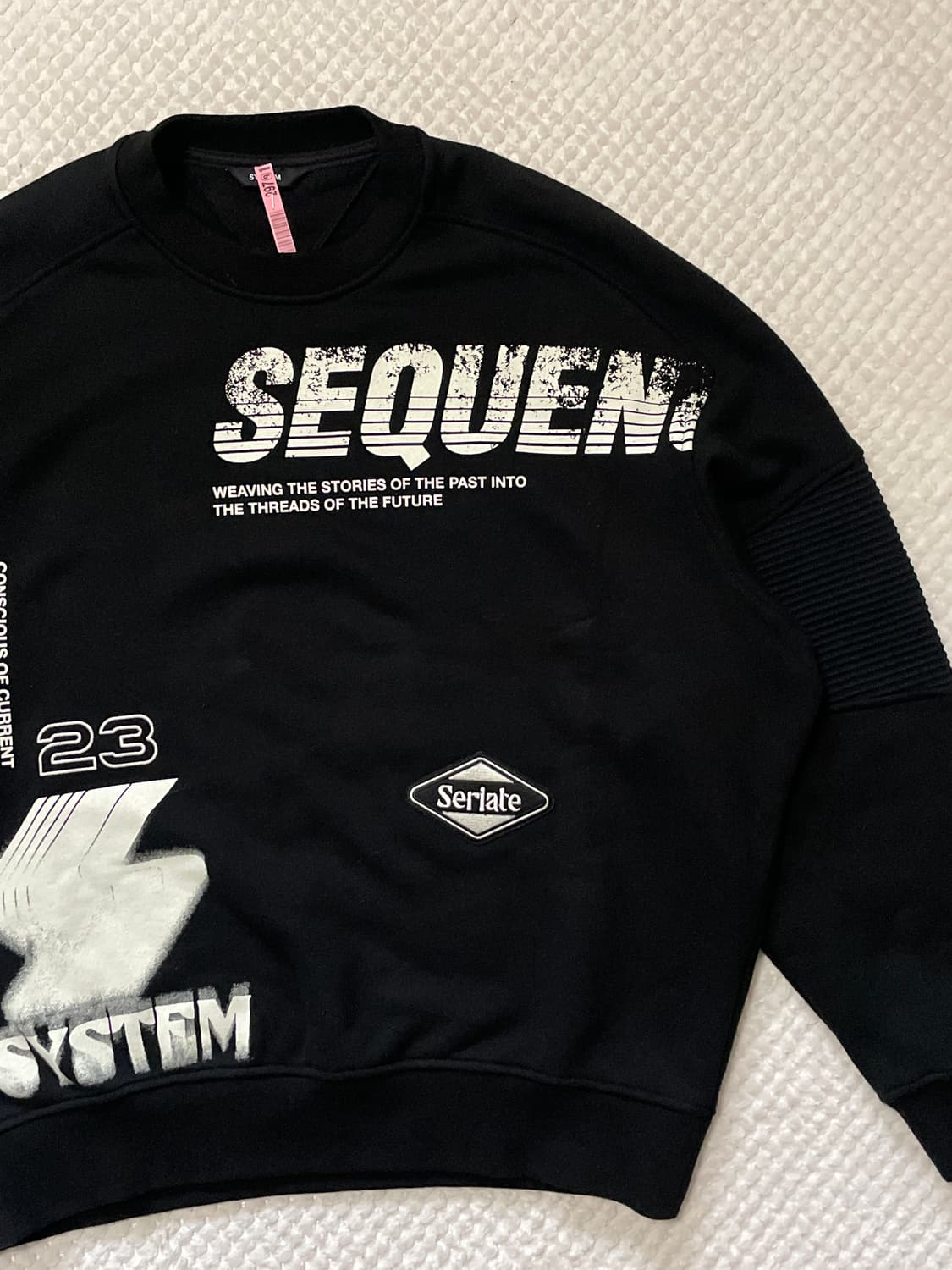 SYSTEM HOMME 시스템옴므 23FW 오버핏 맨투맨(클리닝O) 상품이미지4