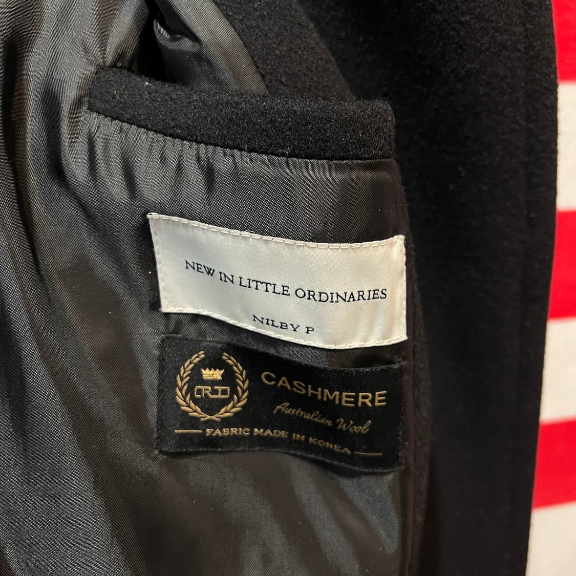 NILBY P 캐시미어 울 롱 코트 상품이미지4