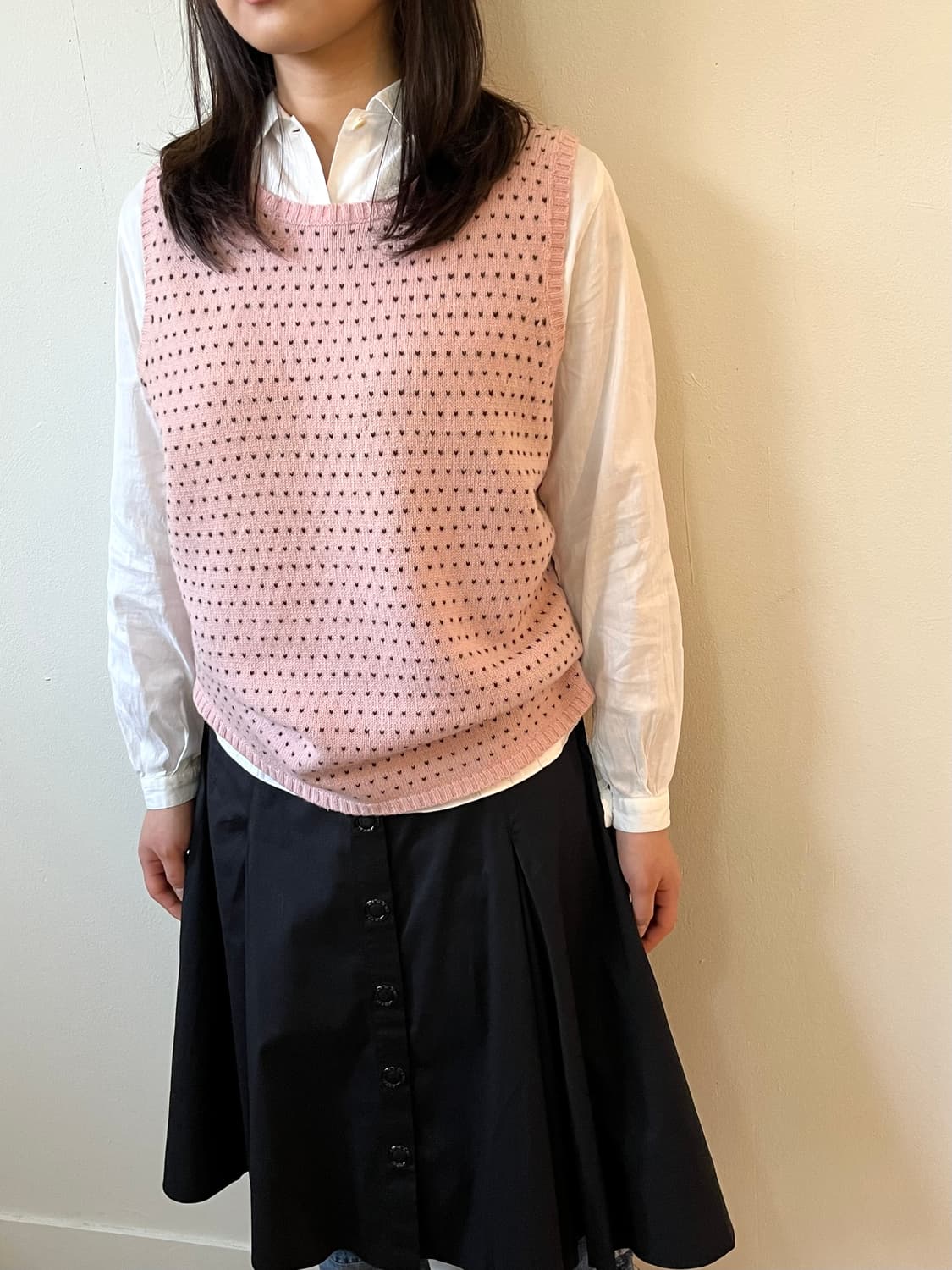 Lat junior 도트 울 vest  상품이미지6