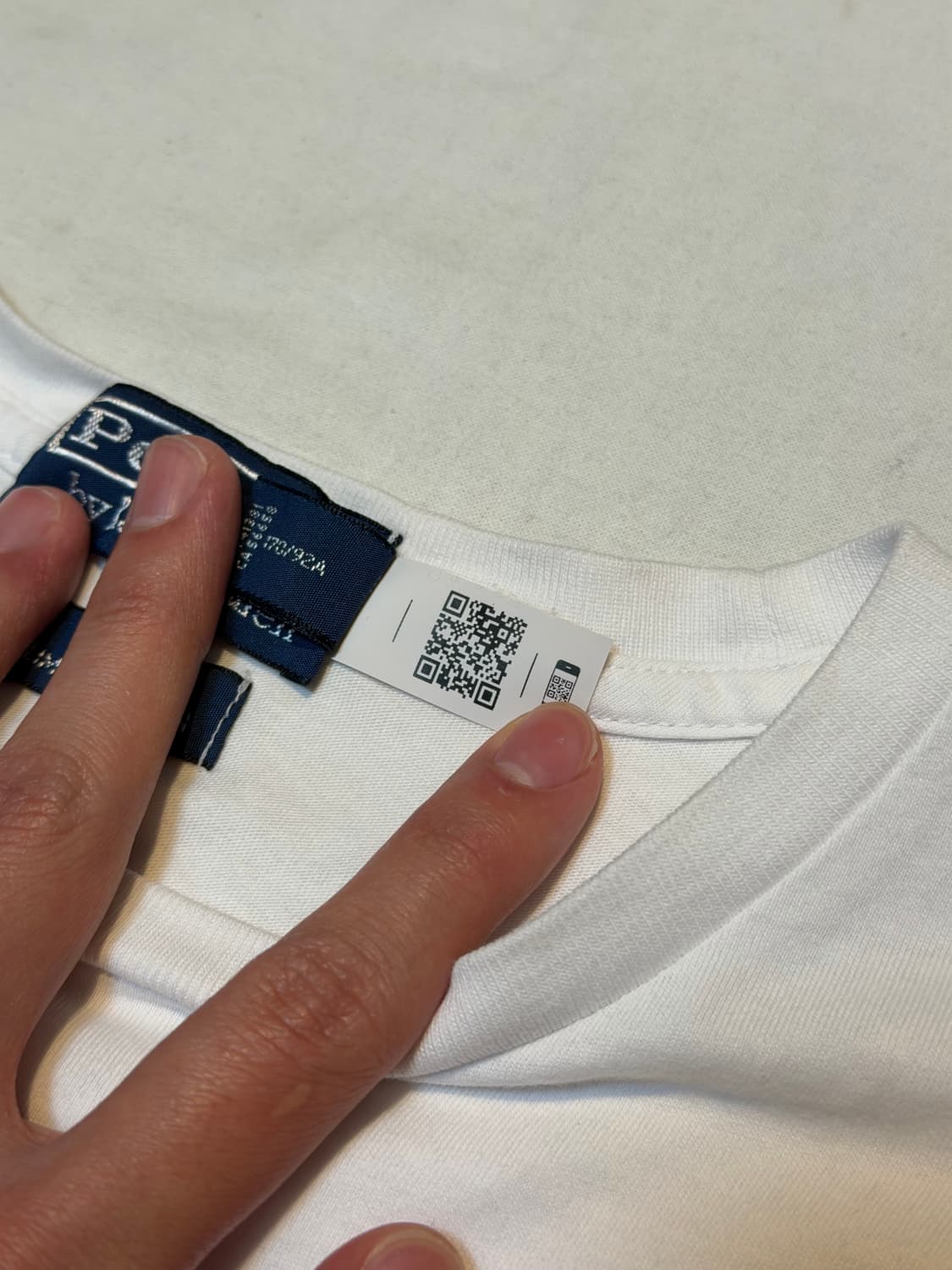 폴로 랄프로렌 무신사 에디션 한정판 티셔츠 화이트 상품이미지3