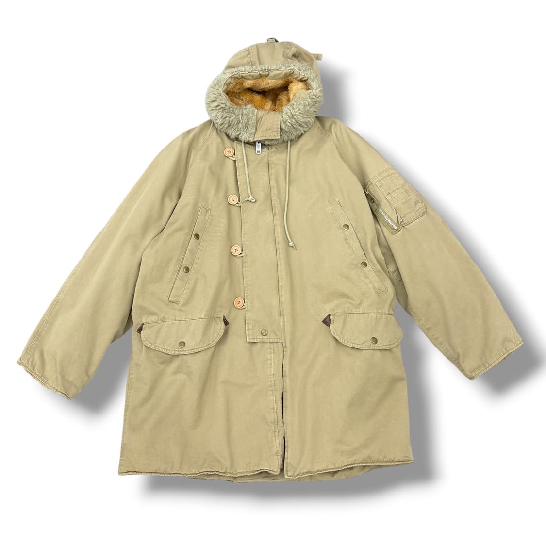 JPN 네오 블러드 모즈코트 퍼 후드 야상 자켓 상품이미지1