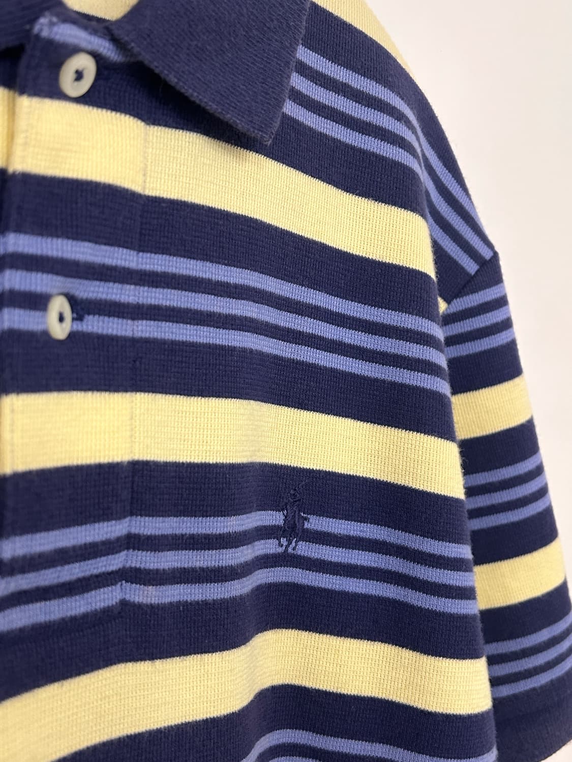 폴로 랄프로렌 스트라이프 반팔 카라티 S 상품이미지5