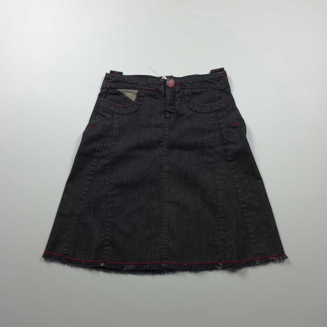 일본 Y2K 빈티지 데님 미디 스커트 (M) 상품이미지1
