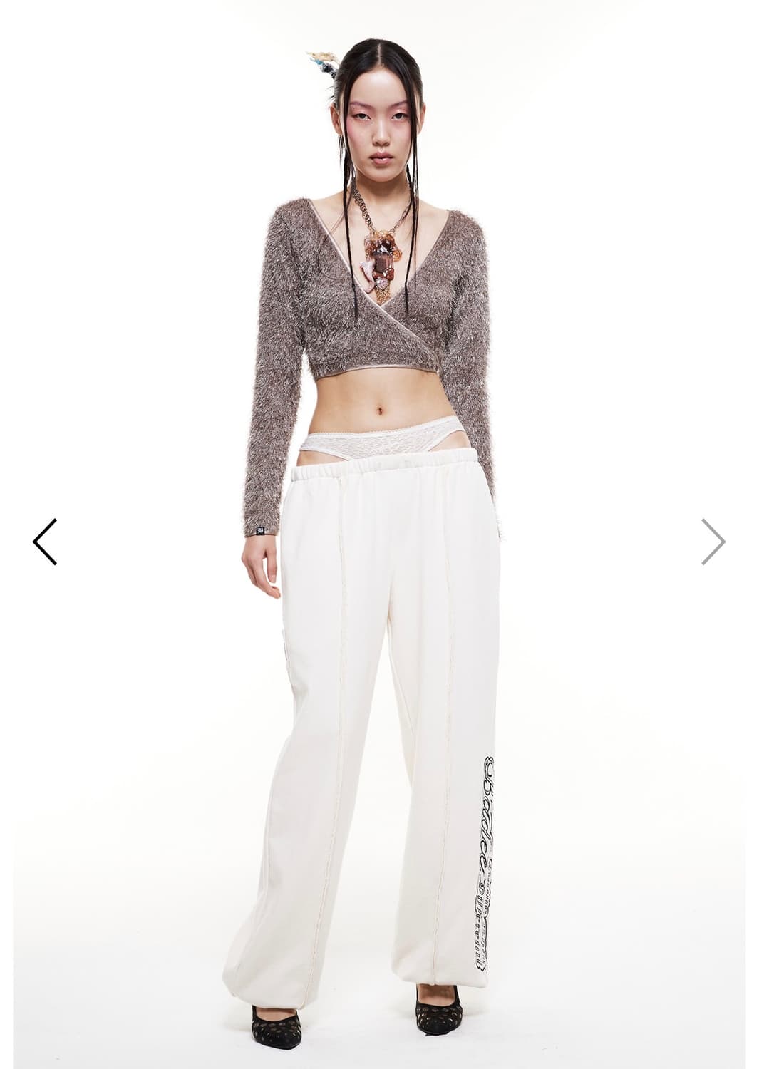 Badee TIE-UP FRINGE CARDIGAN  상품이미지2