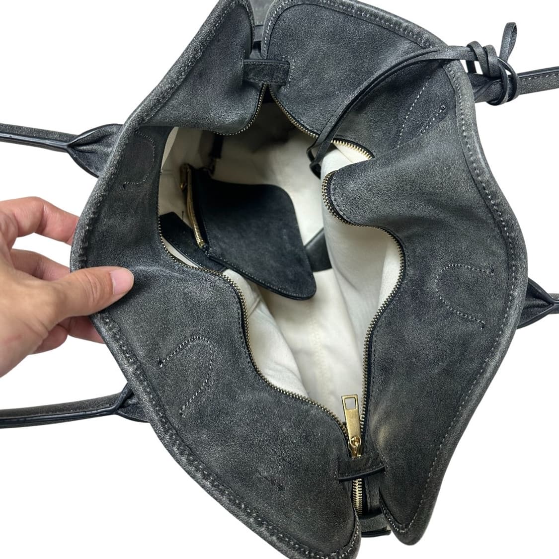 브라운야드 빈티지 레더 버클백 블랙 상품이미지4