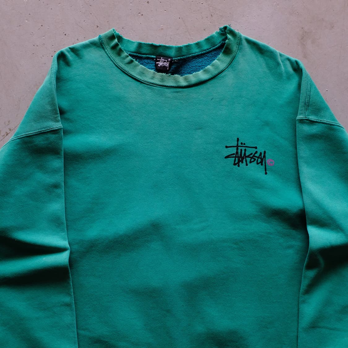 1980’s Made In USA Stussy Sweat Shirt ⠀ 상품이미지2