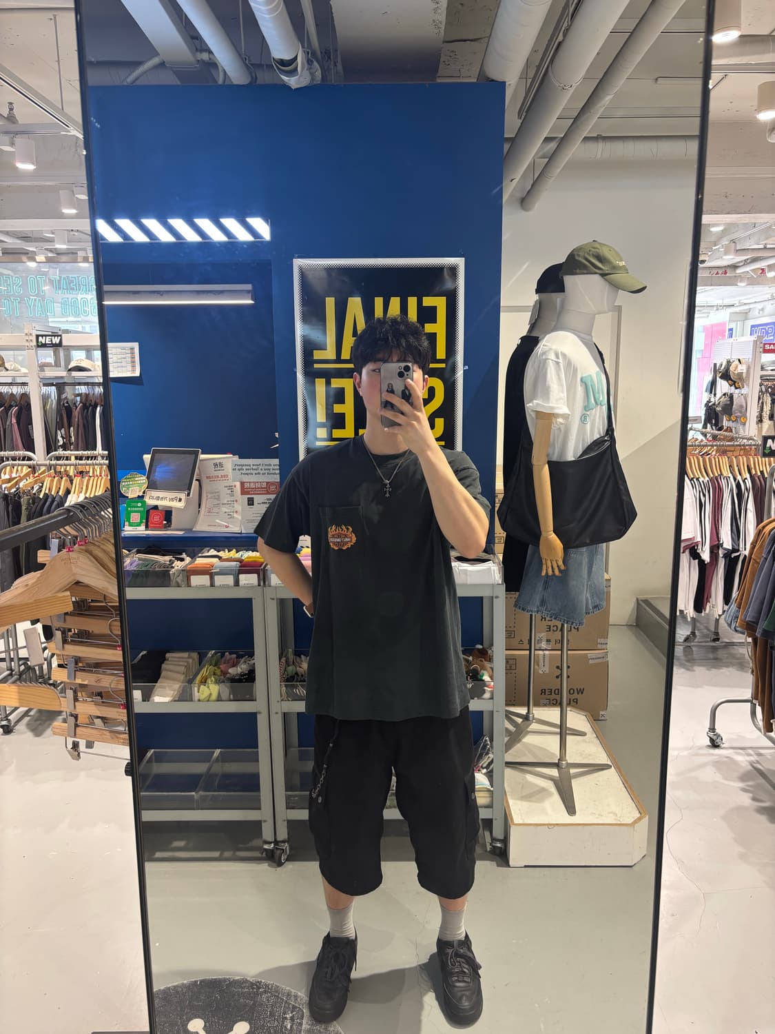 92년 할리데이비슨 플레임로고 티셔츠 상품이미지10