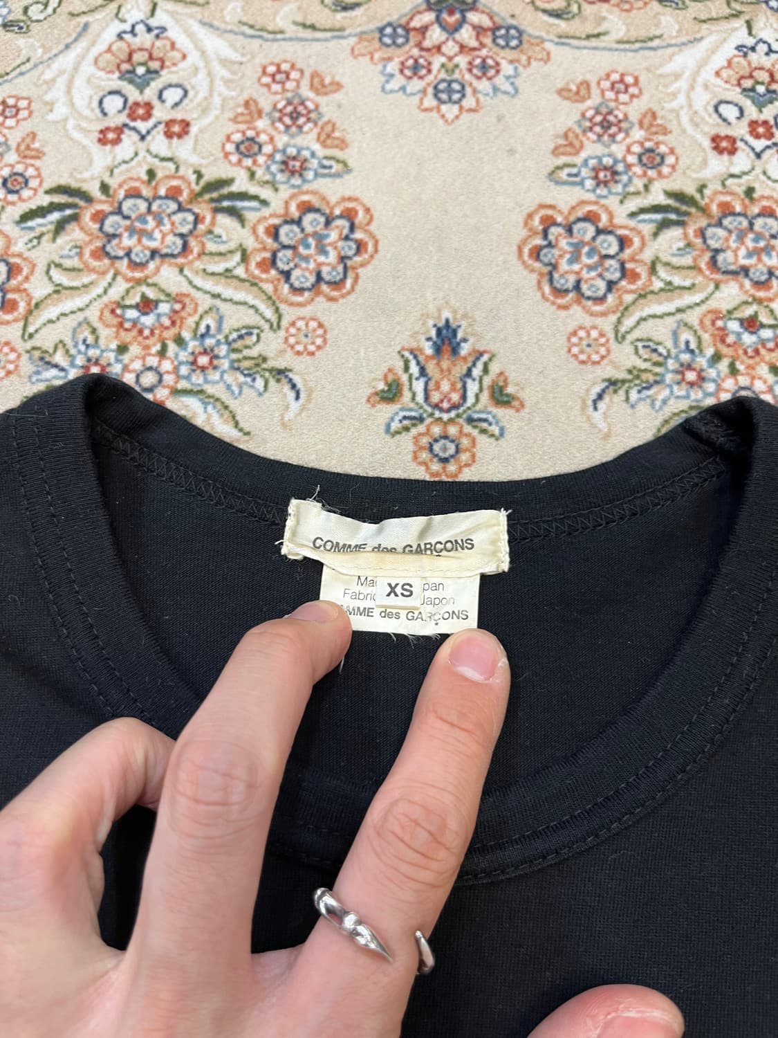 꼼데가르송 컬러블럭 롱슬리브 상품이미지4