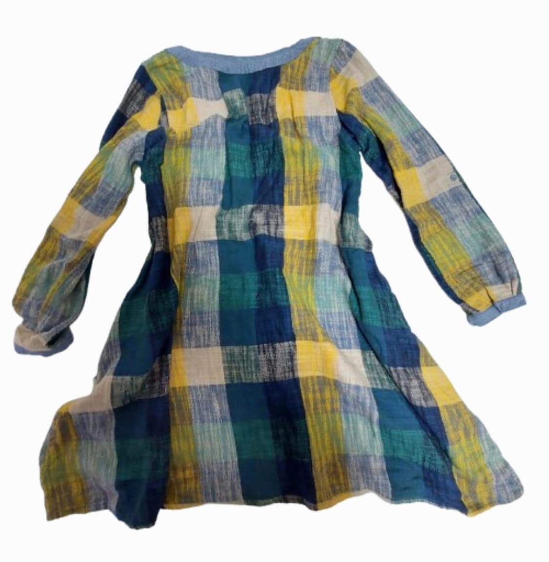 모리걸 너드 하구미 레이어드 체크 원피스 상품이미지2