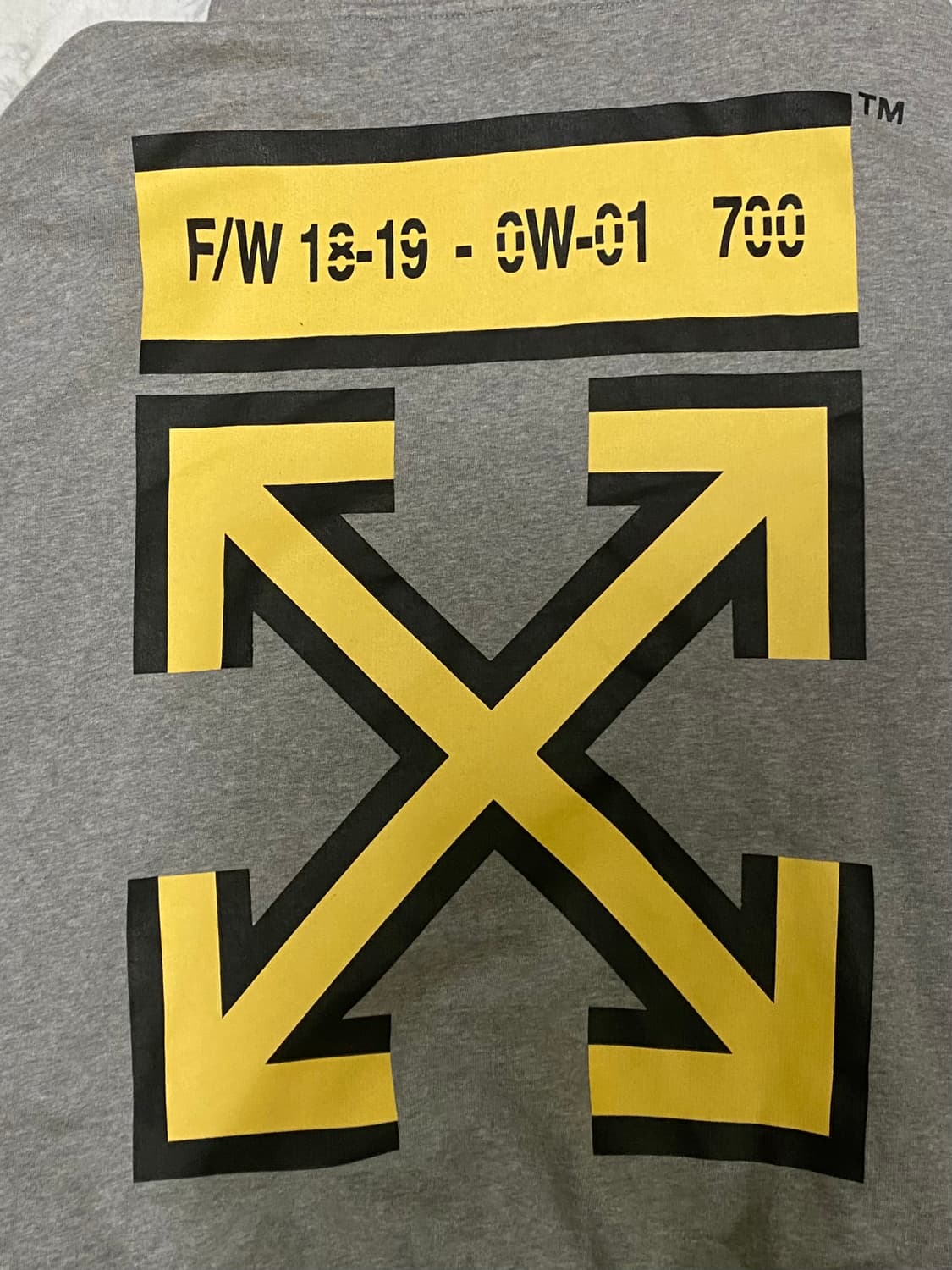 오프화이트 애로우 후드티셔츠 사이즈 XL 상품이미지7