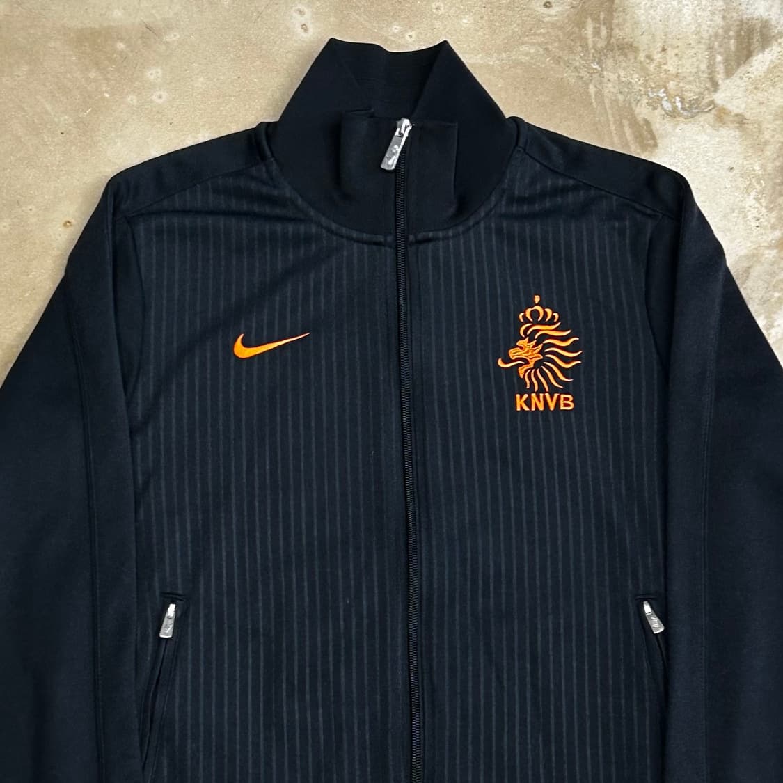 M 나이키 네덜란드 축구 블랙 트랙탑 상품이미지1