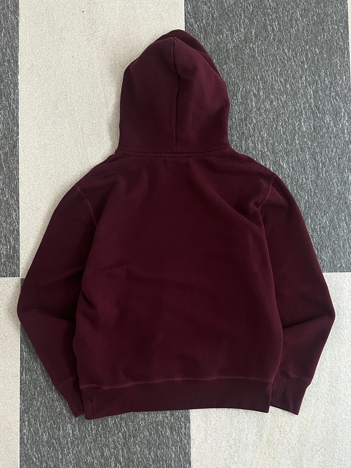 폴로 랄프로렌 빅로고 버건디 후드 티셔츠  상품이미지4