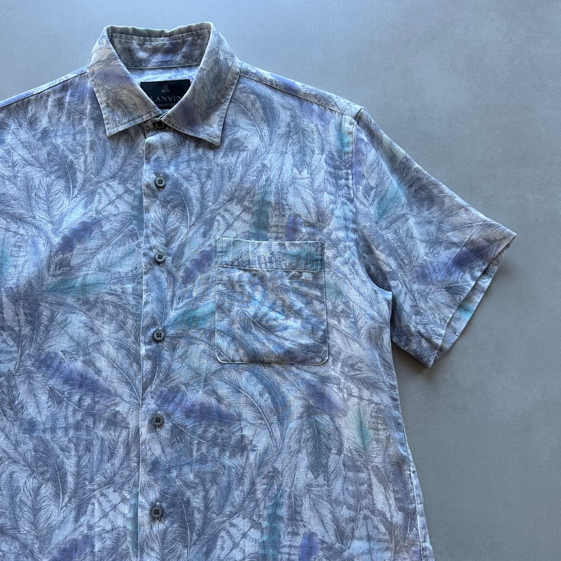 [M]LANVIN 랑방 하와이안 린넨 여성 반팔 셔츠 상품이미지2