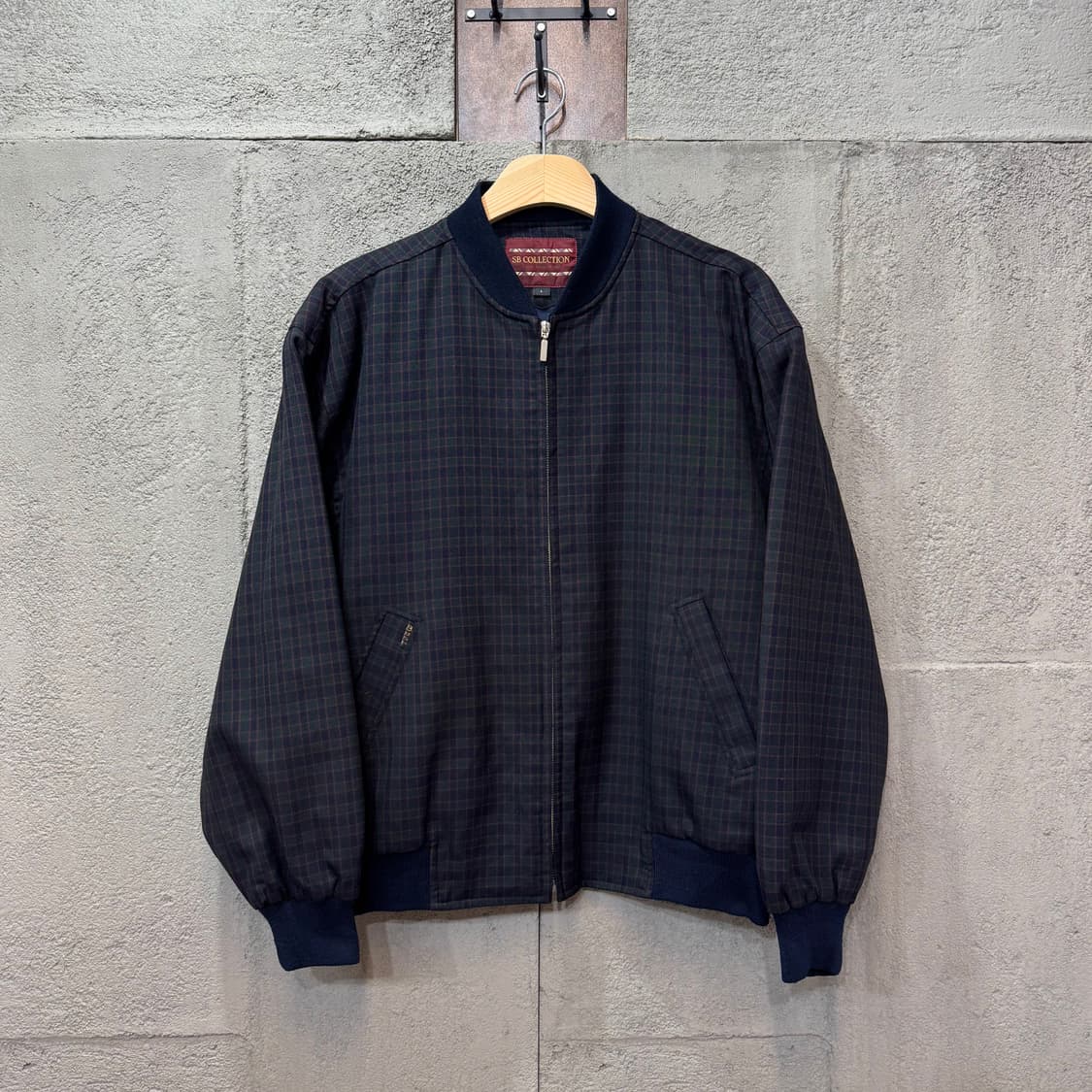 SB Collection 체크 블루종 자켓 (L)   상품이미지1