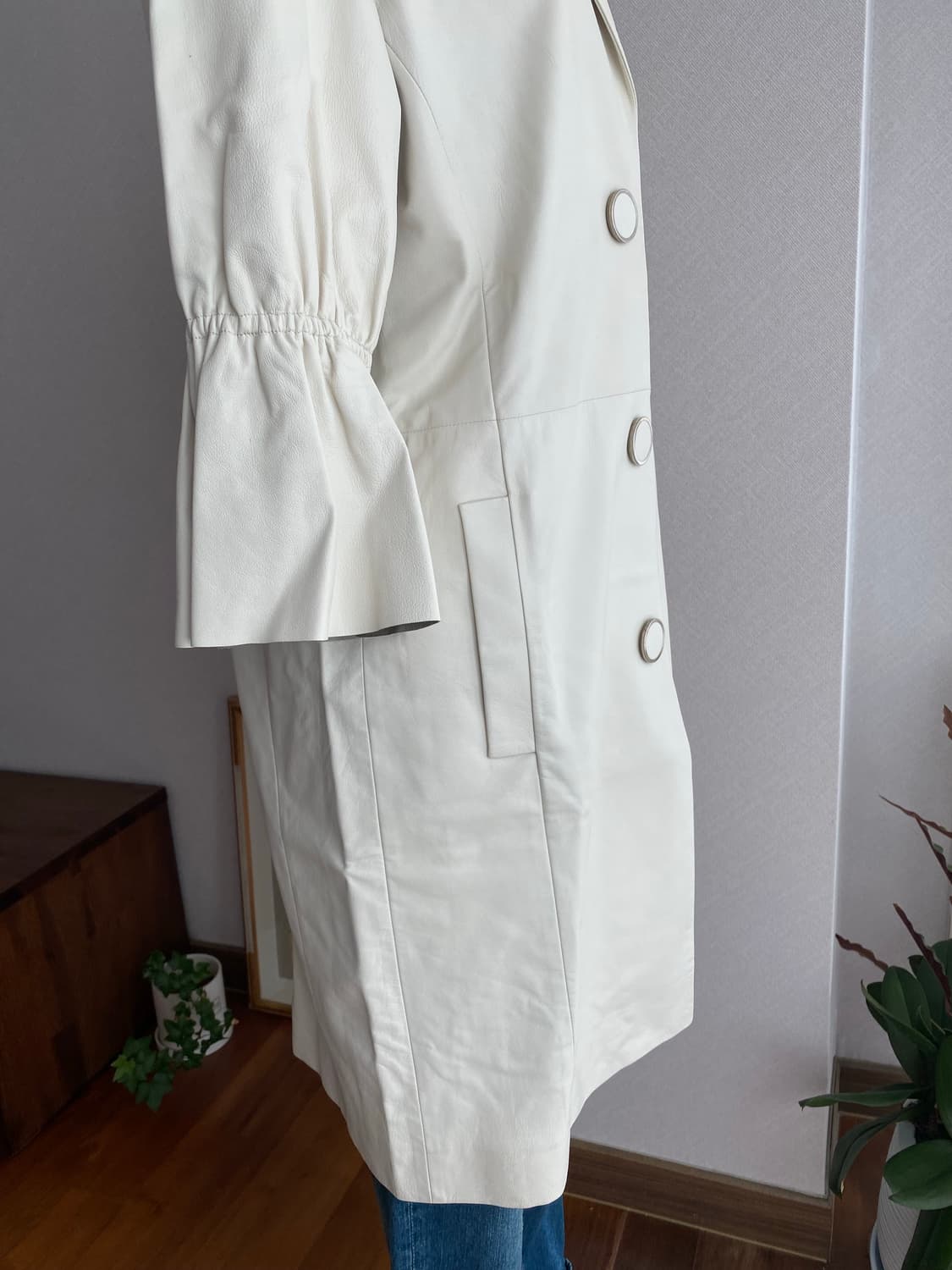 DROMe made in Italy 천연가죽 트렌치(M) 상품이미지5