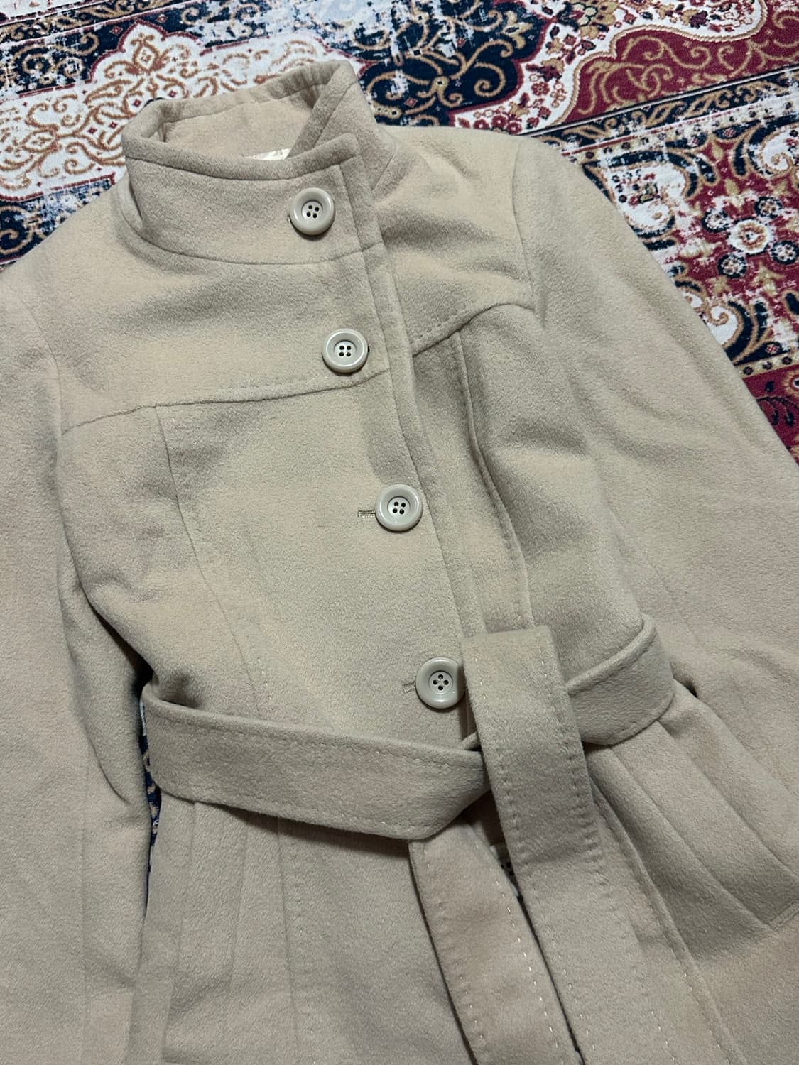 사선 버튼 스트랩 자켓 상품이미지2