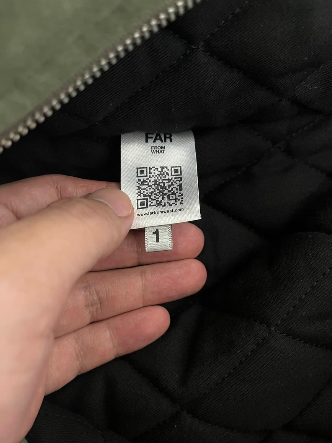 파아카이브 몰스킨 봄버 올리브 1사이즈 상품이미지3