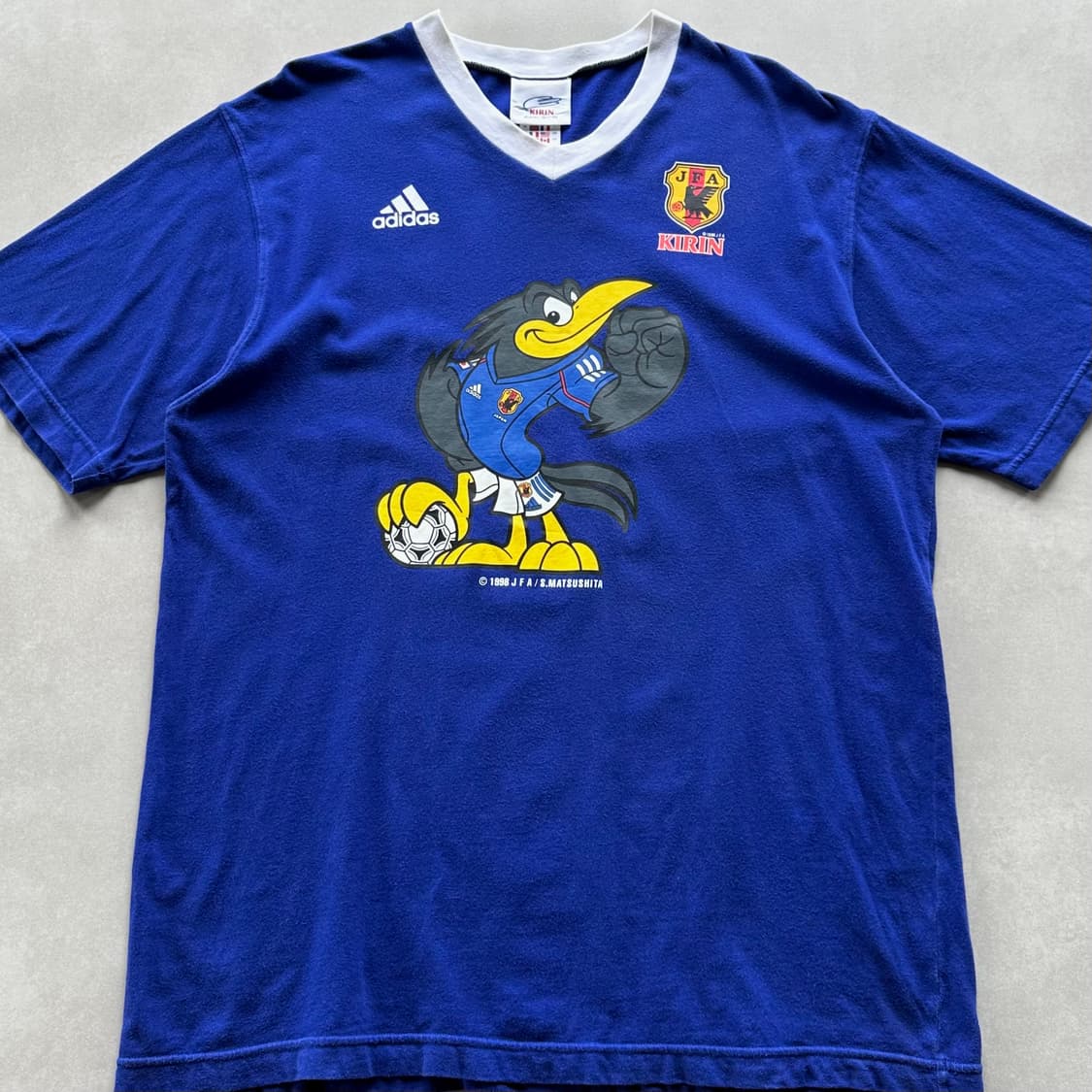 [L]아디다스 90s 일본 축구 국대 반팔 티셔츠 상품이미지2