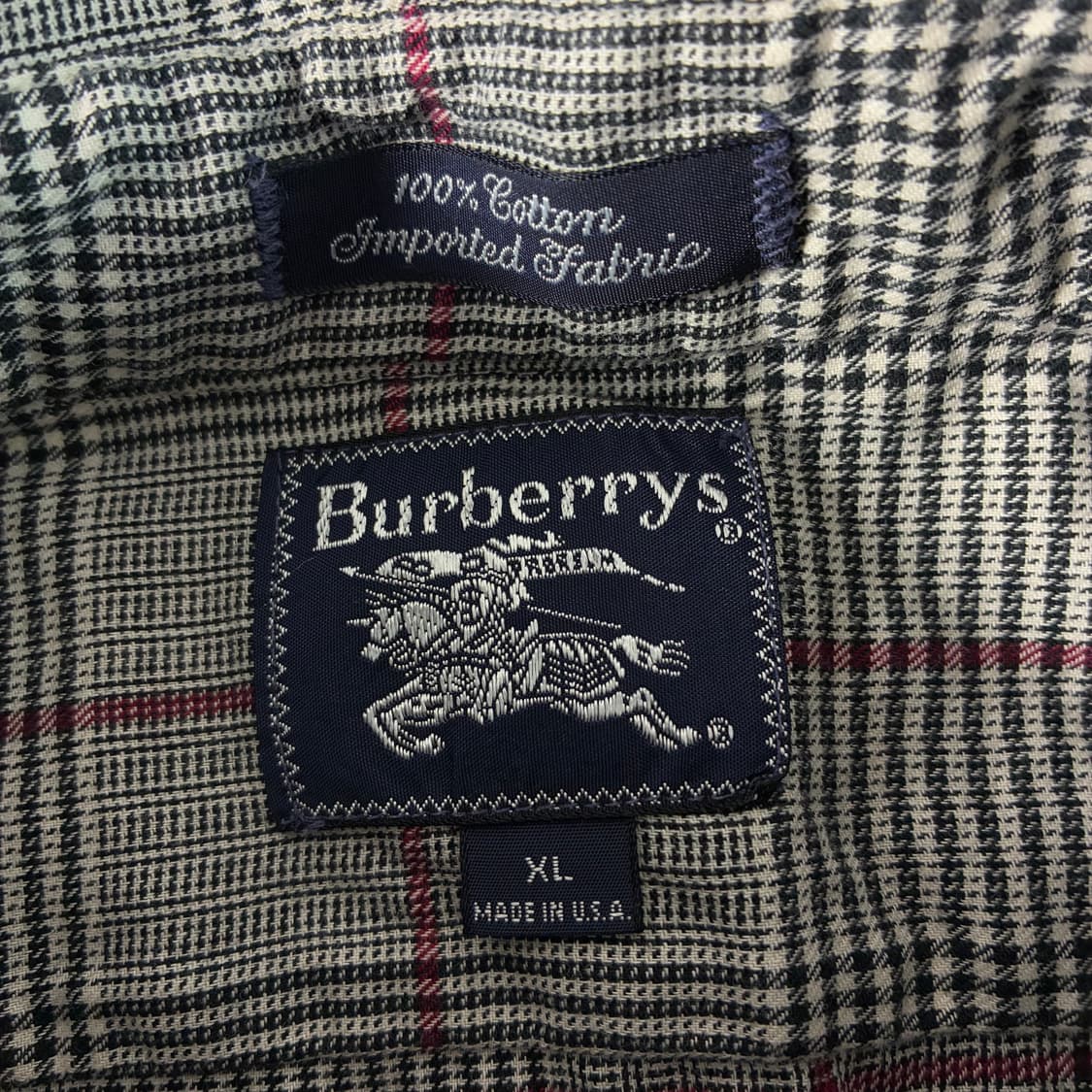 Burberrys  버버리 90,s 코튼 타탄 셔츠 상품이미지4